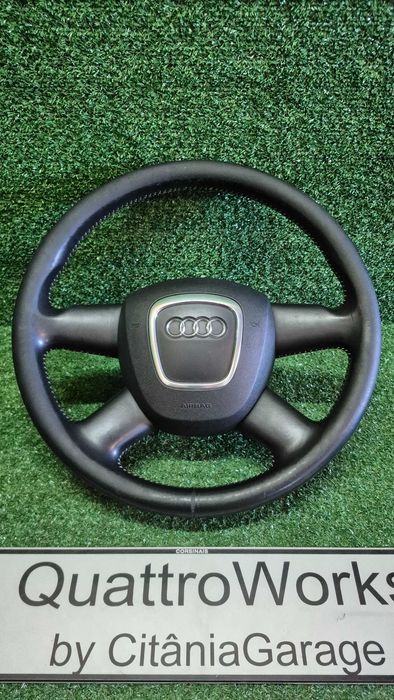 Volante 4 Braços Completo Com Airbag Audi A3 8P A4 B7 A6 C6 Ref. 8P0419091BF ORIGINAL COMO NOVO