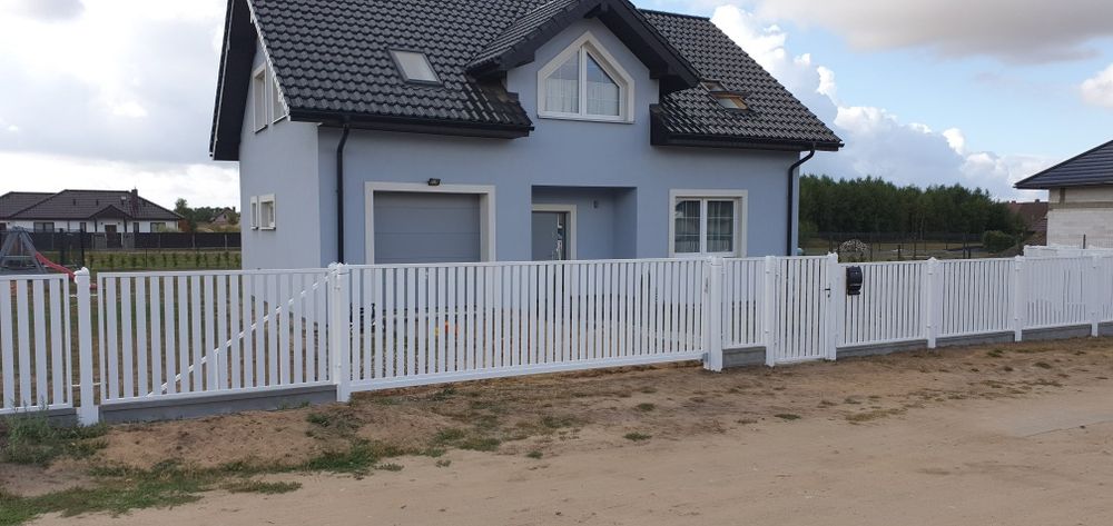 Ogrodzenie palisadowe horyzontalne