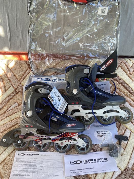 Продам роликові ковзани 41 розміру (EU) - Hy Skate Resolution XF Soft-Inliner Aluminum ( Німеччина)