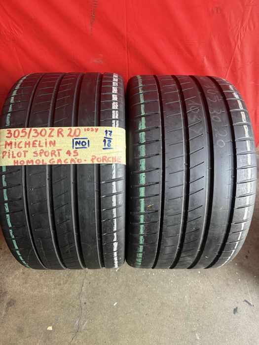 Pneus 305/30/20 Michelin Como novos Homolgacao Porche