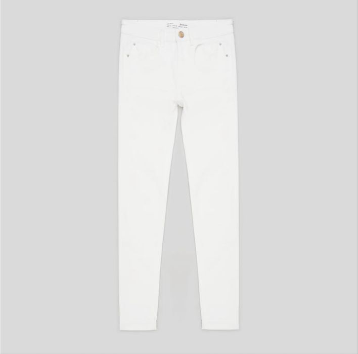 Джинси skinny жіночі Stradivarius 1420/480/003 32 білі