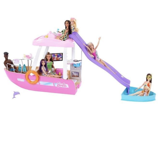 Човен мріїї Барбі з гіркою та басейном Barbie Dream Boat