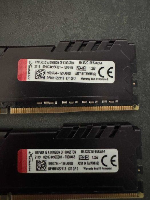 Оперативна пам'ять Kingston FURY DDR4 64GB (2x32GB) 3200MHz