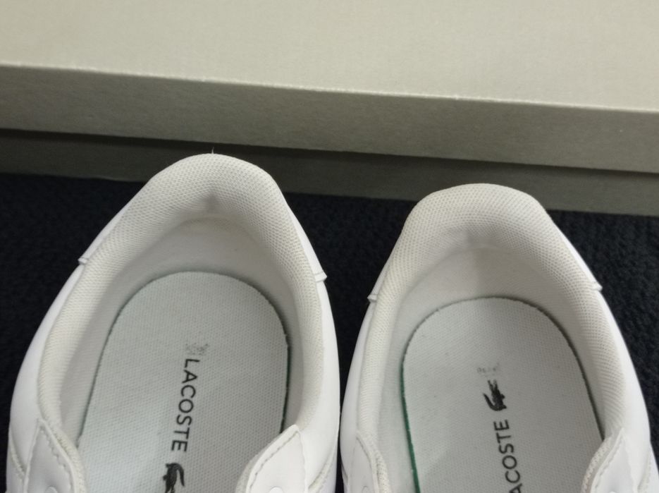 Buty Lacoste Chaymon rozmiar 42 białe skóra skórzane j Nowe trampki 27