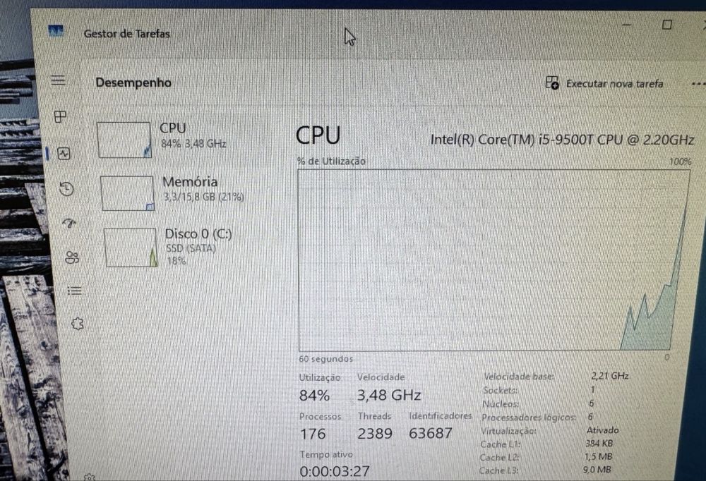 Mini PC Lenovo ThinkCentre m920q-9500T