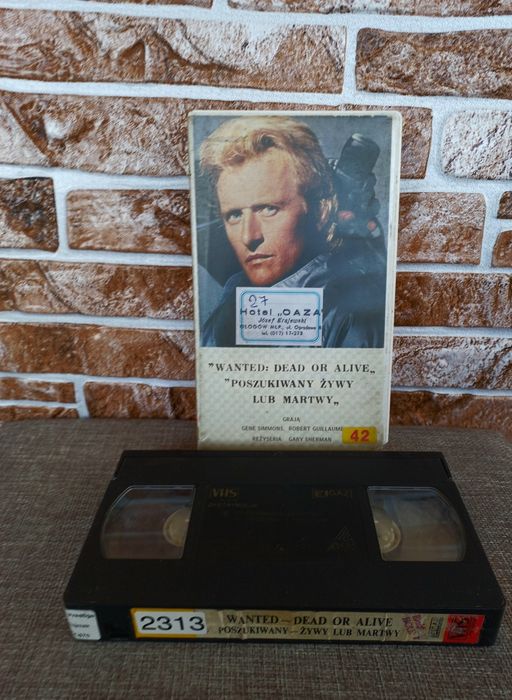 Kasety vhs wideo video. Poszukiwany żywy lub martwy VHS.