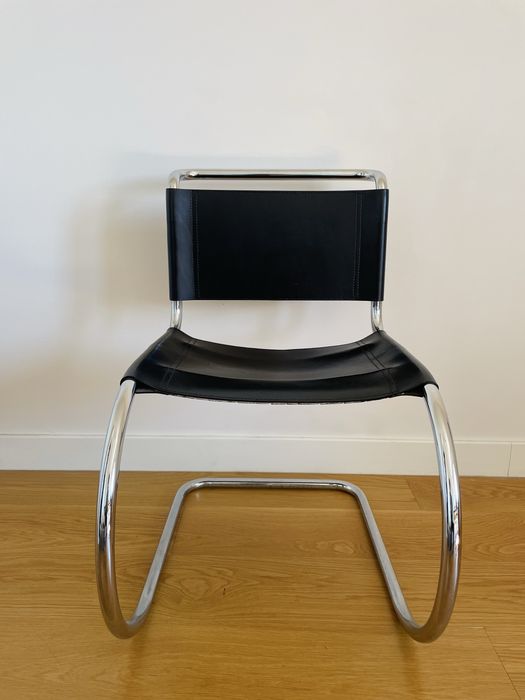 Par de cadeiras Mies van der Rohe modelo MR 10 originais