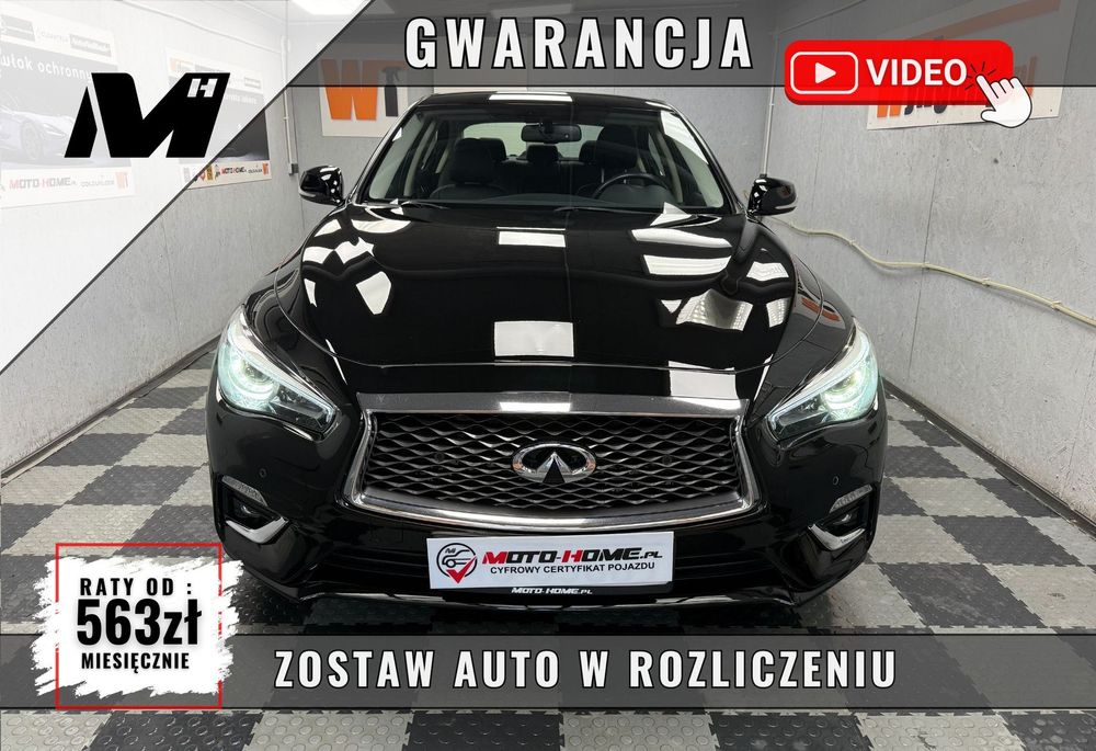 Infiniti Q50 LIFT 2.0t Benzyna, Salon PL, jeden właściciel Ceramika GWARANCJA