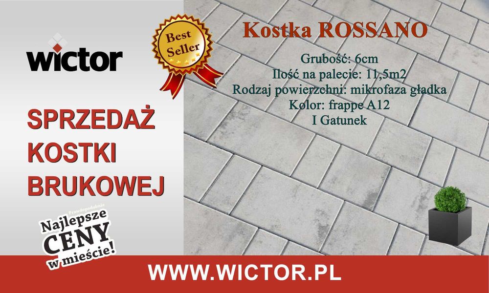 Kostka brukowa Rossano KOST-BET- sprzedaż kostki brukowej