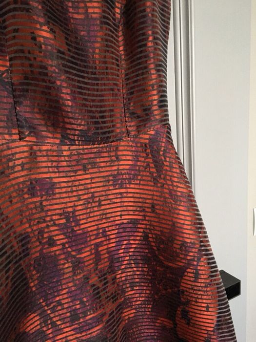 OKAZJA sukienka czerwona jedyna Evening Simple XS 34 Massimo Dutti