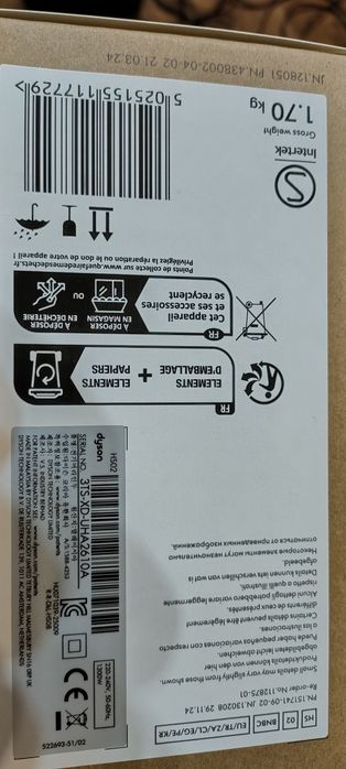 Dyson air wrap complete long origin hs 02,hs фен стайлер