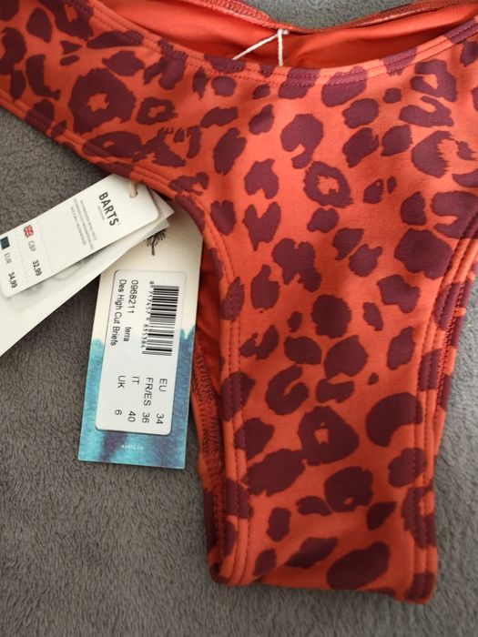 Efektowny, panterkowy dół od bikini Barts Amsterdam, o 60 zł TANIEJ!