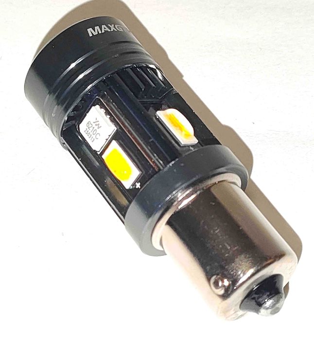 Авто LED-лампы (2 шт) MAXGTRS цоколь PY21W для сигналов поворотов