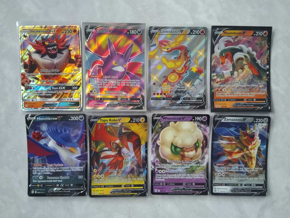 Cartas Pokemon EX GX V Vmax Vstar