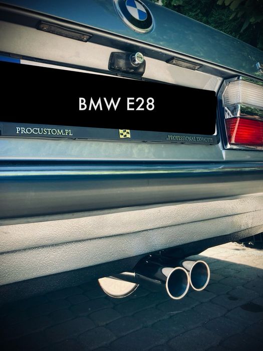 -= BMW E28 5 5er 518 m20 528 M5 tłumik wydech klasyczny ProCustom -=