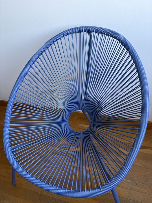 Cadeira exterior oval