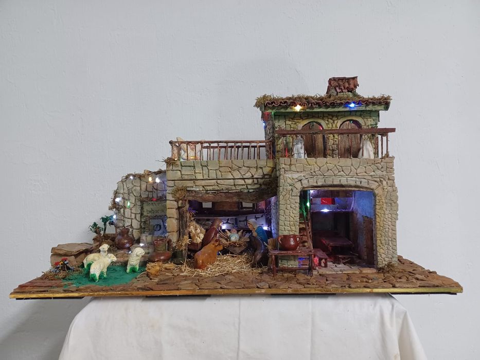 Presepio artesanal cabana