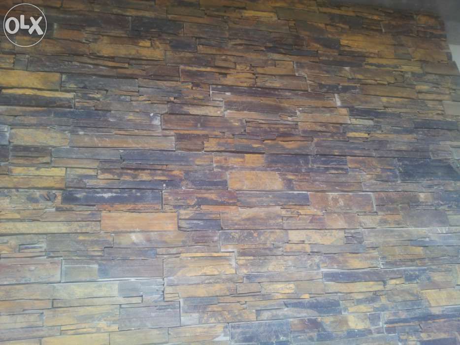 Xisto ao cutelo - xisto multicolor rustico