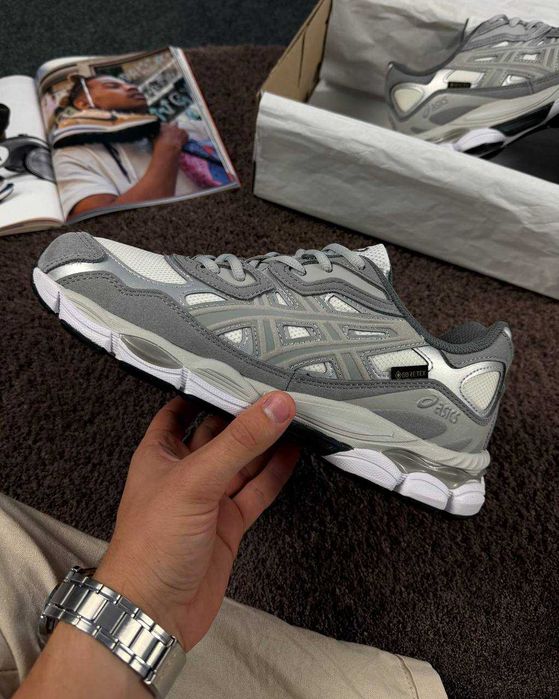 Кросівки Asics GEL-NYC Gore-Tex 'Grey' | термо, вологозахист