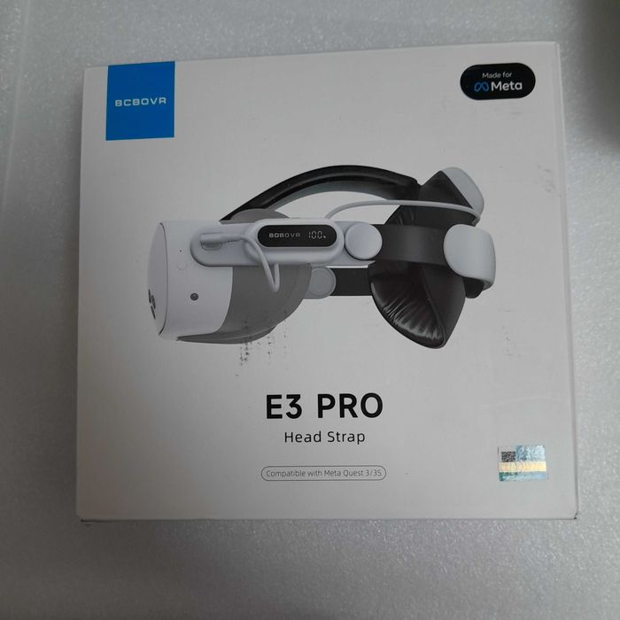 Ергономічне кріплення з акумулятором BOBOVR E3 Pro Head Strap для Meta Quest 3 / 3S (Нове)
