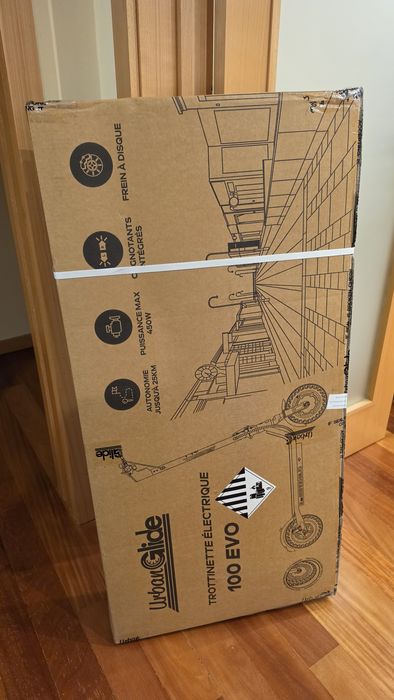 Trotinete elétrica urban glide 100 evo Nova
