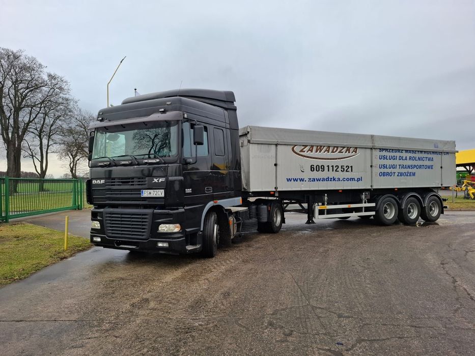 DAF 95.430 XF  DAF XF 95.430 – Ostatni Rocznik (2006) + Wanna Aluminiowa | Zestaw