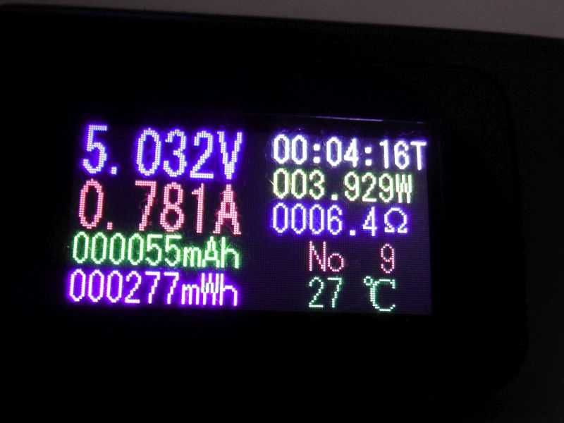 Miernik Tester USB KEWEISI MX18L Amp Wolt 10w1