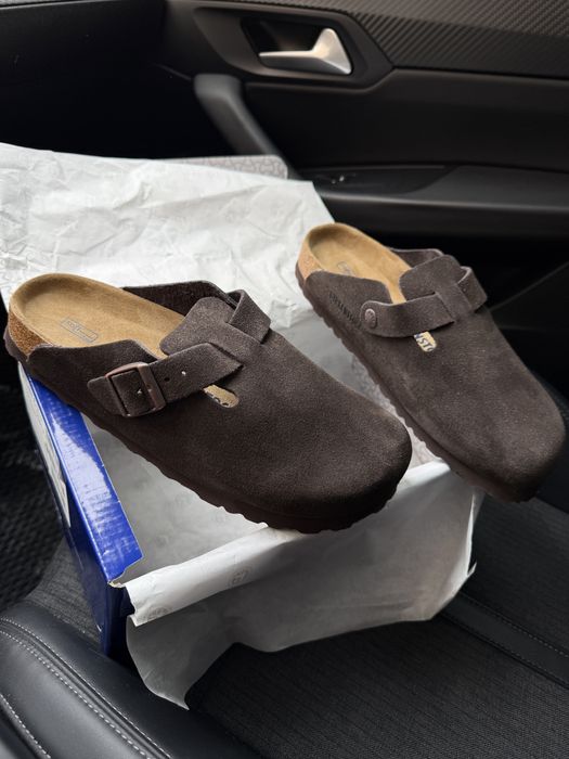 Шльопанці із колекції Birkenstock boston біркеншток, клоги, сабо.