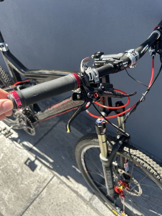 Tomac Carbine Full Suspension MTB 26” Large Carbon Mountain Bike .