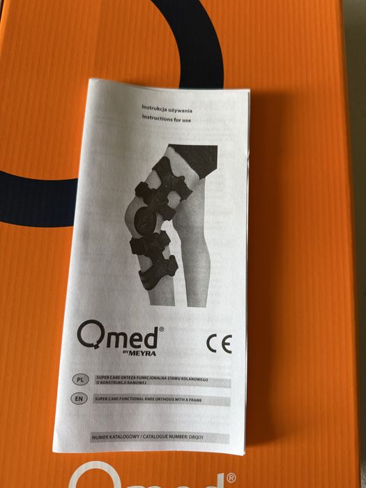 Qmed orteza stawu kolanowego o konstrukcji ramowej lewa