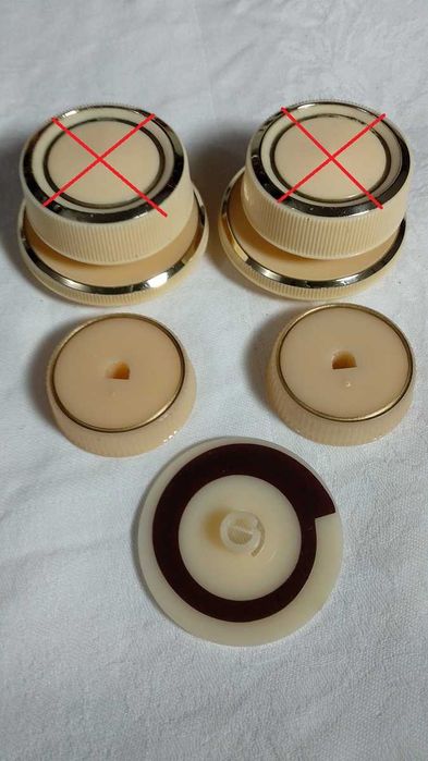 Botões para radio antigo vintage Graetz