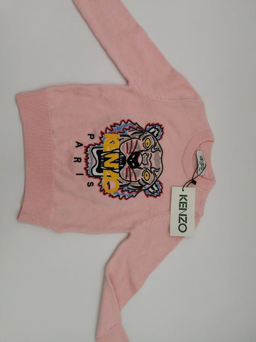 Bluza sweterek różowy KENZO, NOWY rozm. 74-80
