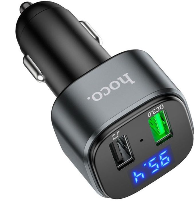 Автомобильное зарядное FM модулятор Hoco E67 Быстрая Зарядка