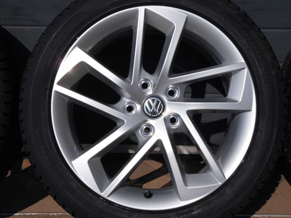 Nowe koła zimowe aluminiowe 17 5x112 oryg Seat Vw Golf 5 6 7 8 GTI