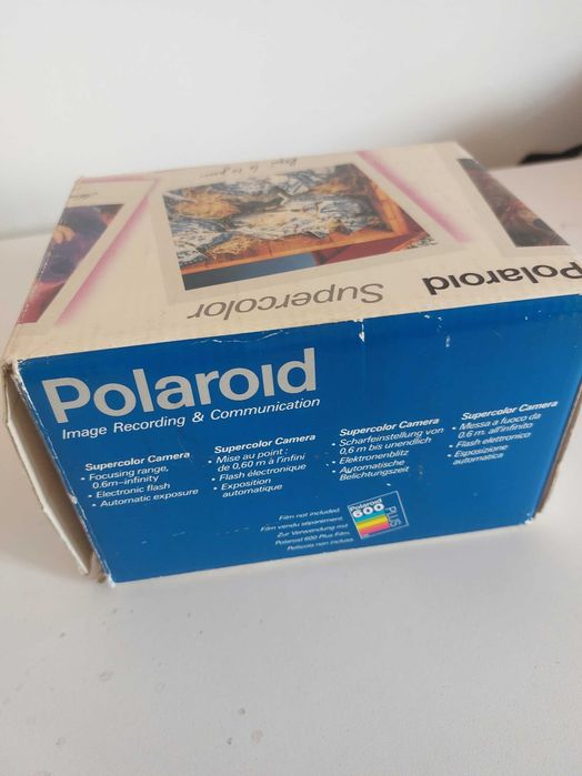 Máquina Fotográfica Polaroid Supercolor 635CL com caixa (como nova)