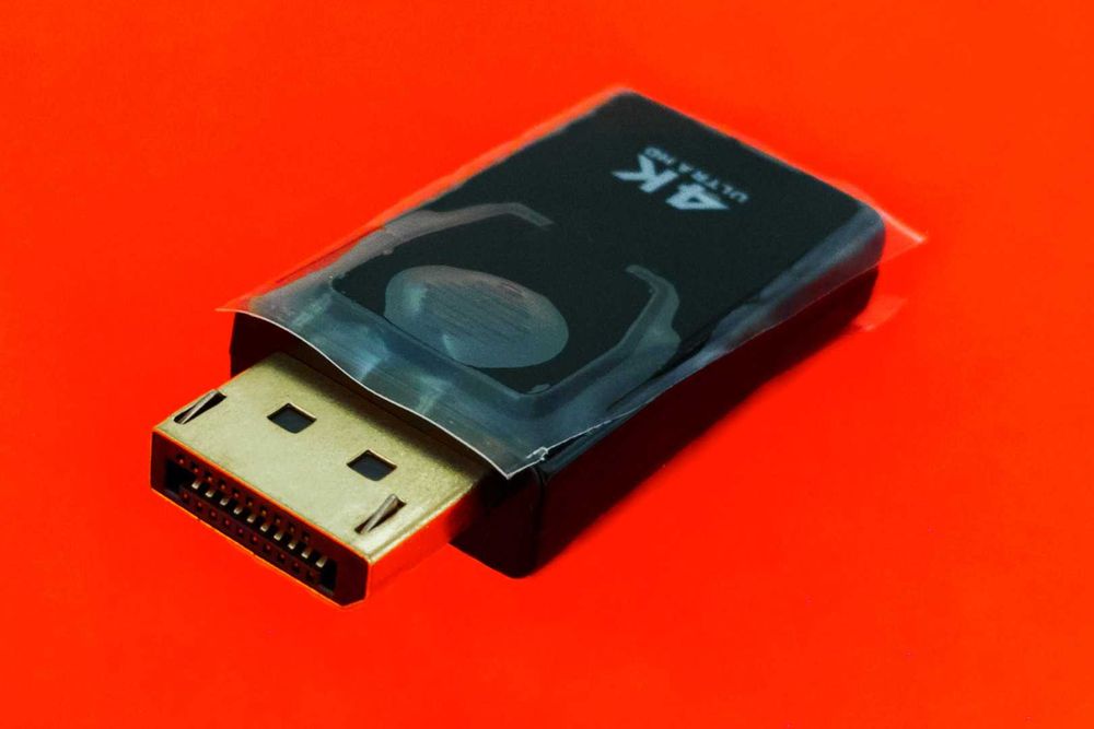 Адаптер конвертер DisplayPort на HDMI 4K переходник UltraHd