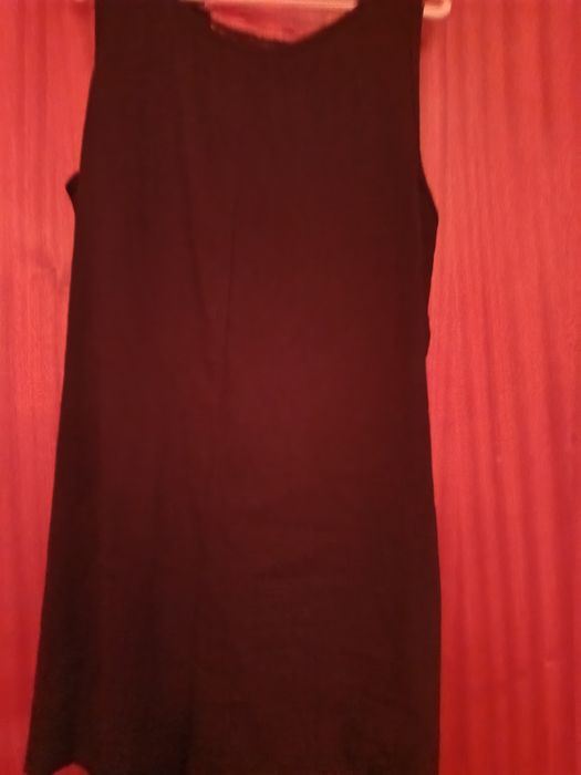 Macacão preto de calção L