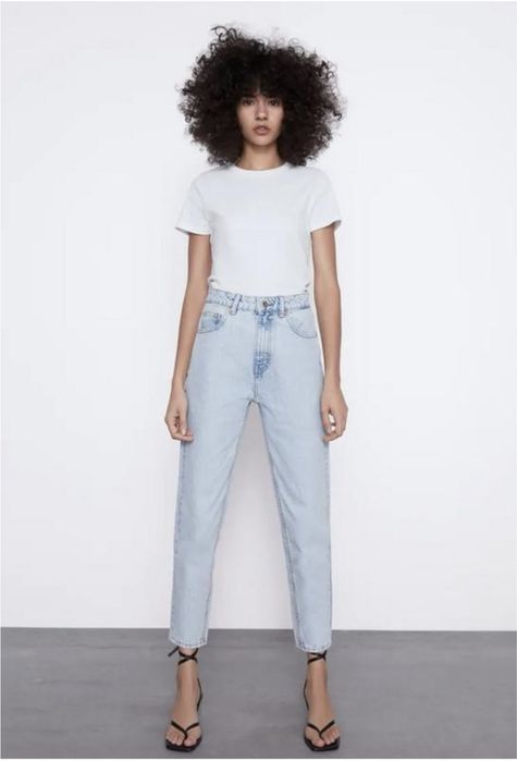 Джинси мом zara в ідеальному стані 32 розмір