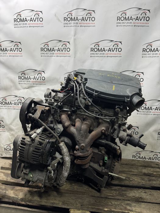Двигун Renault Dacia Мотор Рено Дачія 1.4ben 8кл Двигатель K7J 700 710