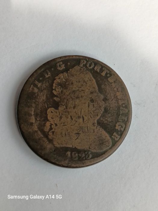 Moeda de pataco de 1823 de D. João Vl