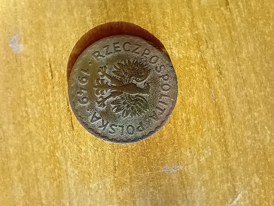 Moneta 1zl.1949r. miedzionikiel