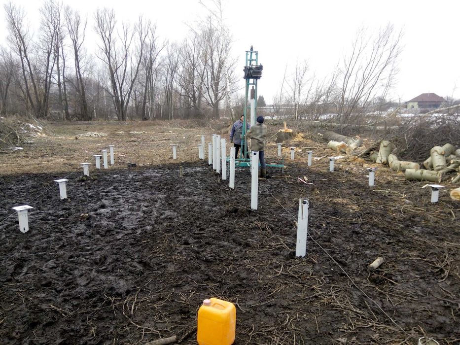 Винтовые сваи (гвинтові палі), геошурупы, фундамент, вкрутка