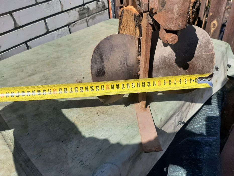 Ексклюзивний підгортач із нержавійки + універсальна сцепка до мотоблок