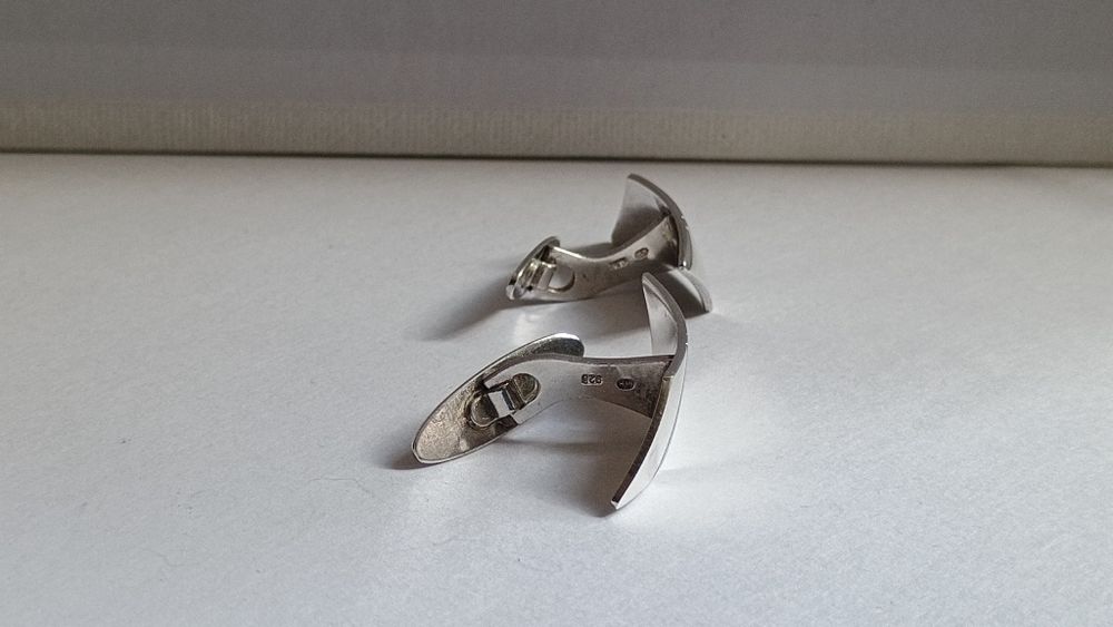 Srebrne spinki do mankietów, sr.925, vintage