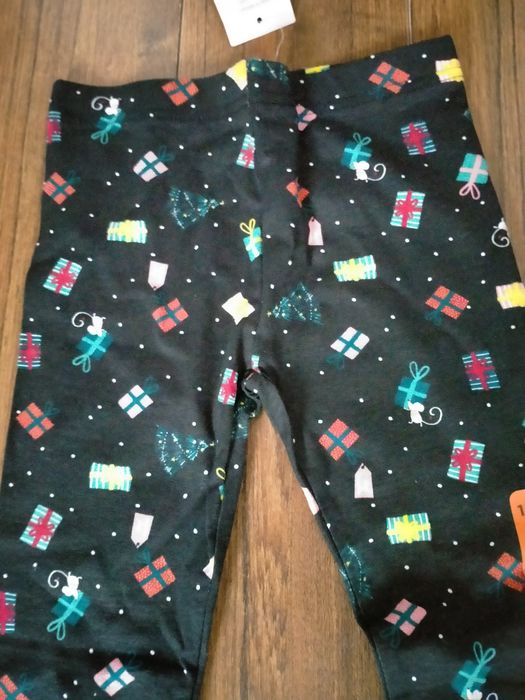 Legginsy świąteczne r.110