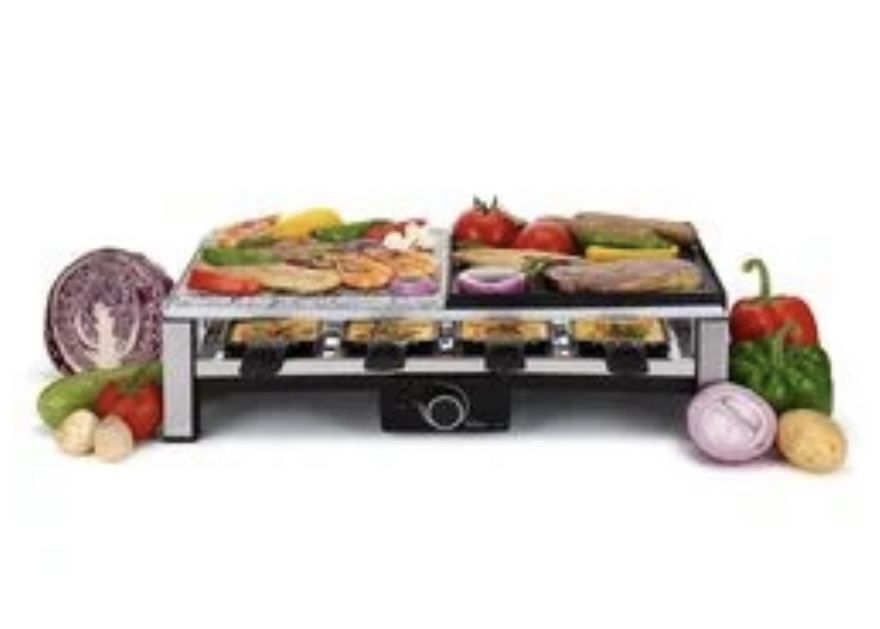 Maquina Raclete Qilive 8pax NOVO