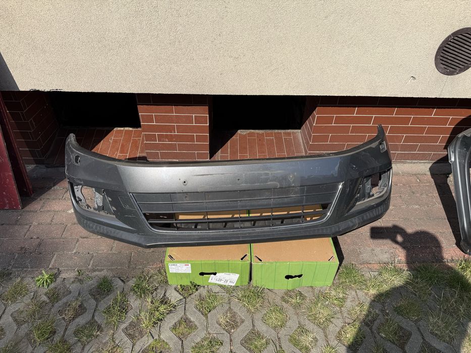 VW Tiguan I lift 5N0 zderzak przód OE kratki