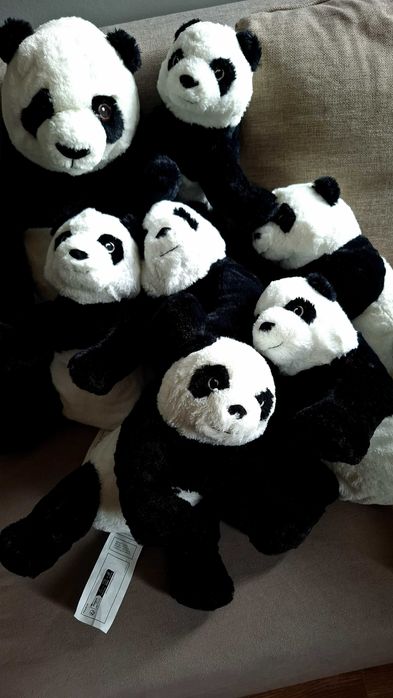 Urocze pluszaki pandy na sprzedaż - jak NOWE!