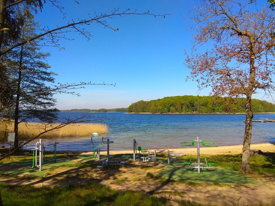 Dom z sauną przy plaży w Ińsku