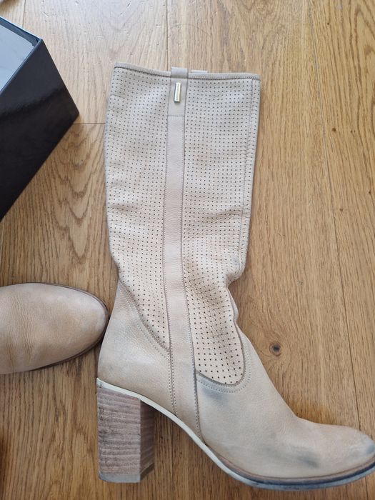 PRIMA MODA kozaki letnie skóra rozm 39